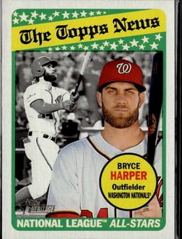 2018 Bryce Harper #52 Topps Heritage