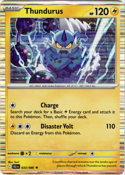 2025 Thundurus #33 Black Bolt