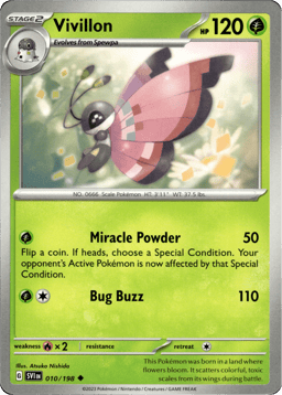 2023 Vivillon #10 Scarlet & Violet