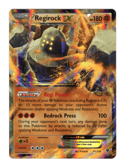 2016 Regirock-EX #43 Fates Collide