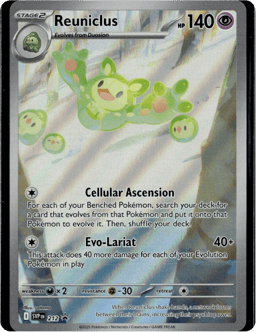 2023 Reuniclus #212 Scarlet & Violet Black Star Promos