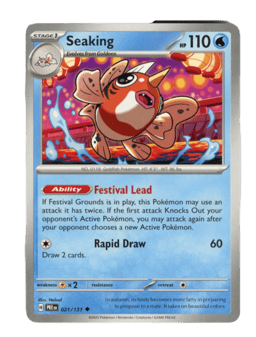2025 Seaking #21 Prismatic Evolutions