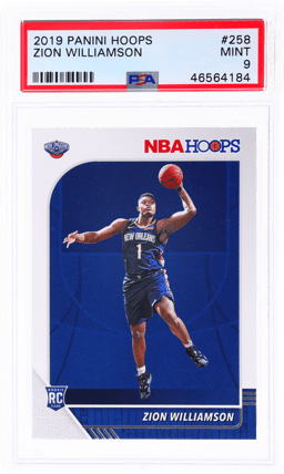 2019 Hoops Zion Williamson #258 PSA 9