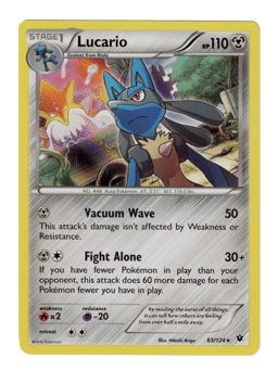 2016 Lucario #63 Fates Collide
