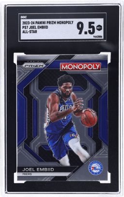2023 Panini Prizm Monopoly All-Star Joel Embiid #PS7 SGC 9.5