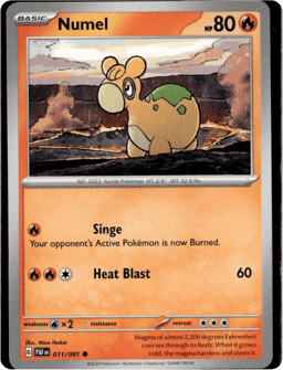 2024 Numel #11 Paldean Fates