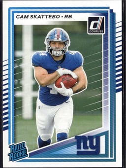 2025 Cam Skattebo #302 Donruss