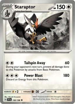 2023 Staraptor #150 Scarlet & Violet