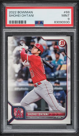 2022 Bowman Shohei Ohtani #68 PSA 9 MINT