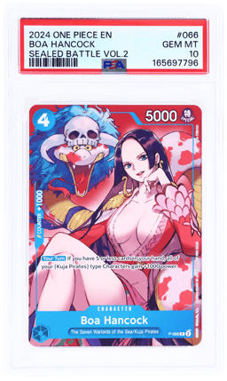 2024 One Piece Tournament Sealed Battle Volume 2 Boa Hancock #P066 PSA 10