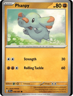 2024 Phanpy #48 Paldean Fates