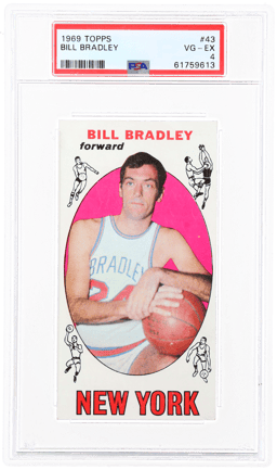1969 Topps Bill Bradley #43 PSA 4