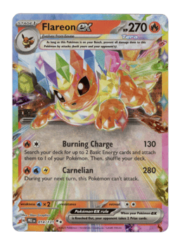 2025 Flareon ex #14 Prismatic Evolutions