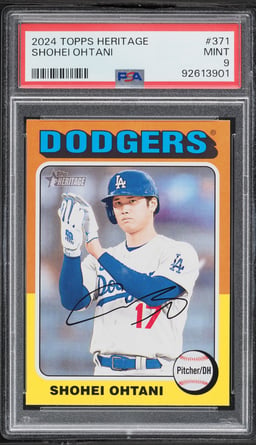 2024 Topps Heritage Shohei Ohtani #371 PSA 9 MINT