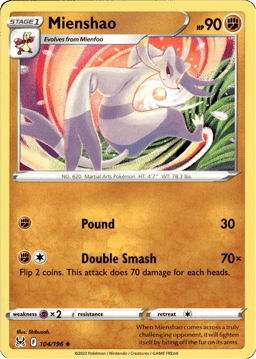 2022 Mienshao #104 Lost Origin