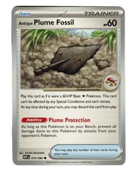 2025 Antique Plume Fossil #79 White Flare