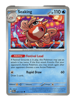 2025 Seaking #21 Prismatic Evolutions