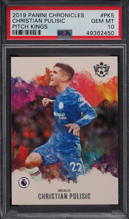 2019 Panini Chronicles Pitch Kings Christian Pulisic #PK5 PSA 10 GEM MINT