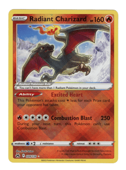 2023 Radiant Charizard #20 Crown Zenith