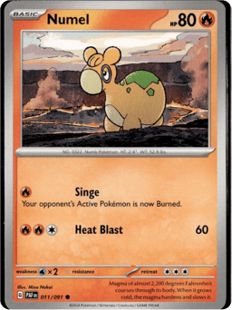 2024 Numel #11 Paldean Fates