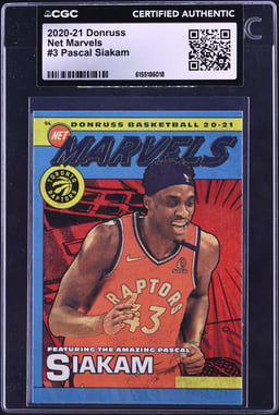 2020 Donruss Net Marvels Pascal Siakam #3 CGC AUTH