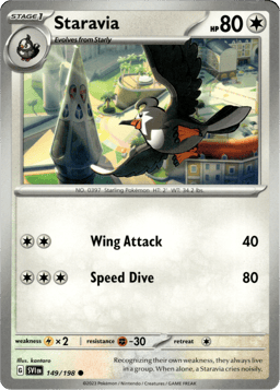 2023 Staravia #149 Scarlet & Violet