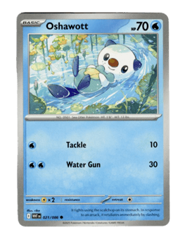 2025 Oshawott #21 White Flare