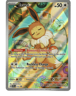 2023 Eevee #173 Scarlet & Violet Black Star Promos