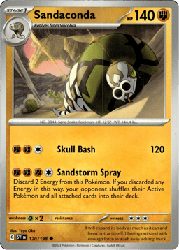 2023 Sandaconda #120 Scarlet & Violet