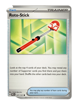 2025 Roto-Stick #127 Prismatic Evolutions