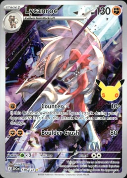 2026 Lycanroc #138 30th Celebration