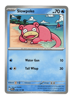 2025 Slowpoke #18 Prismatic Evolutions