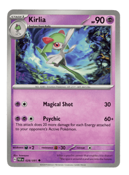 2024 Kirlia #28 Paldean Fates