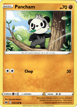 2023 Pancham #72 Crown Zenith
