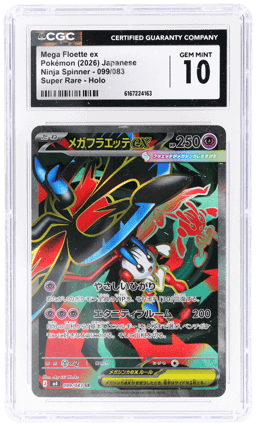 2026 Pokemon Mega Ninja Spinner Japanese Super Rare Mega Floette Ex #099 CGC 10