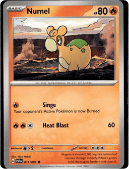 2024 Numel #11 Paldean Fates