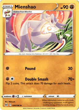 2022 Mienshao #104 Lost Origin