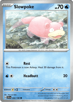 2023 Slowpoke #42 Scarlet & Violet