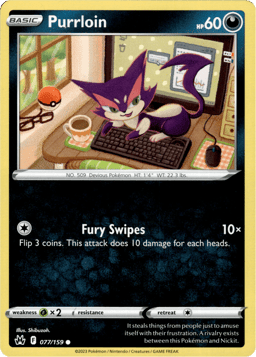 2023 Purrloin #77 Crown Zenith