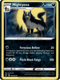 2020 Mightyena #104 Vivid Voltage