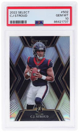 2022 Panini Select CJ Stroud #502 PSA 10