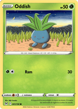 2022 Oddish #1 Lost Origin