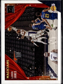 2021 LeBron James #3 Donruss Basketball Magicians