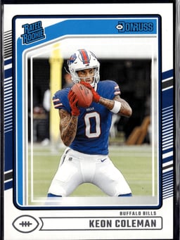 2024 Keon Coleman #358 Donruss