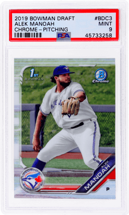 2019 Bowman Draft Chrome Alek Manoah #BDC3 PSA 9