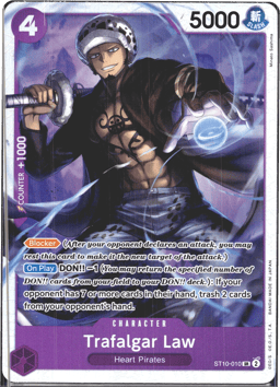 2023 Trafalgar Law (reprint) #10 Ultra Deck: The Three Captains
