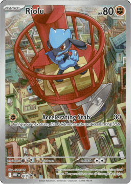 2025 Riolu #10 Mega Evolution Black Star Promos