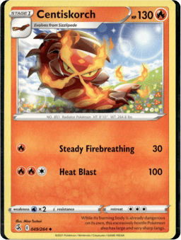 2021 Centiskorch #49 Fusion Strike