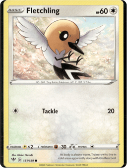 2020 Fletchling #151 Darkness Ablaze