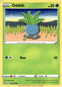 2022 Oddish #1 Lost Origin